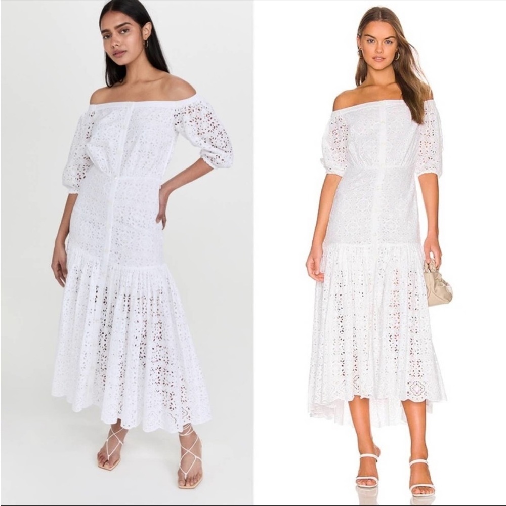 NEW NWT Veronica Beard Cali Eyelet Dress